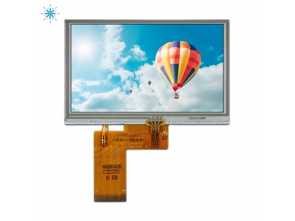 4.3寸電阻觸摸液晶屏 800×480 RGB接口 4.3英寸電阻觸摸顯示屏